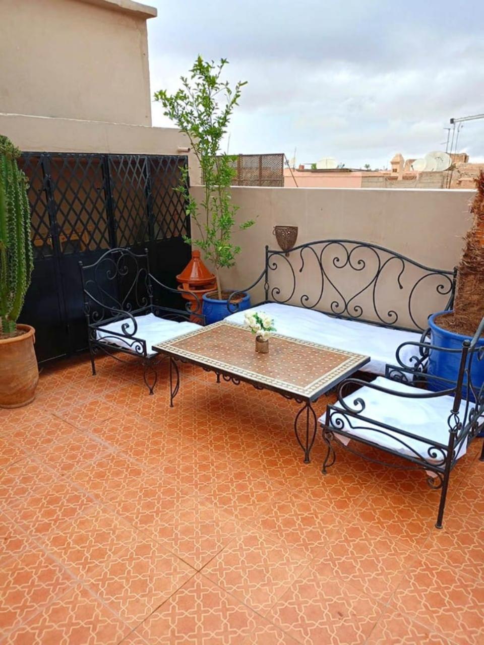 Riad La Perla Bianca Marrakesch Exterior foto